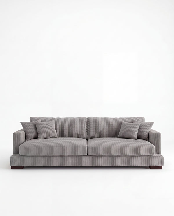 Cloud Sofa Grey Corduroy