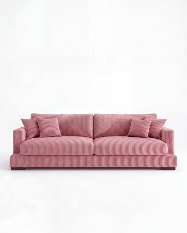 Cloud Sofa Rose Pink Corduroy