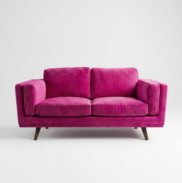 Monroe 2 Seater Sofa Barbie Pink
