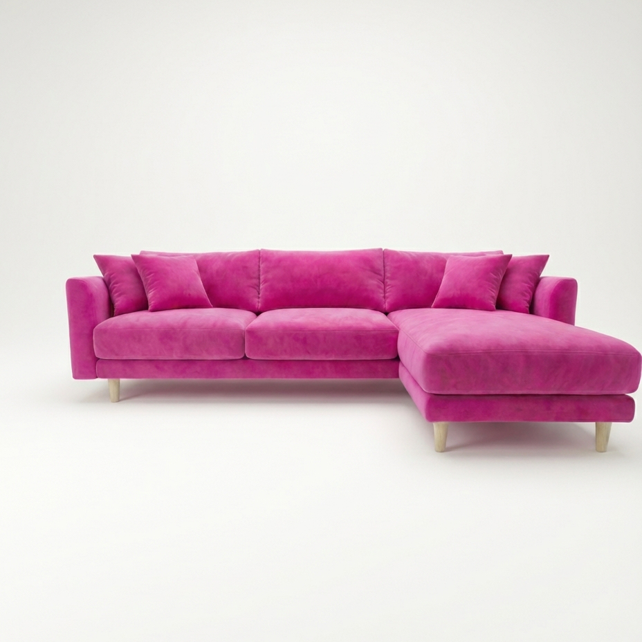 Meadow Chaise Lounge - Barbie Pink