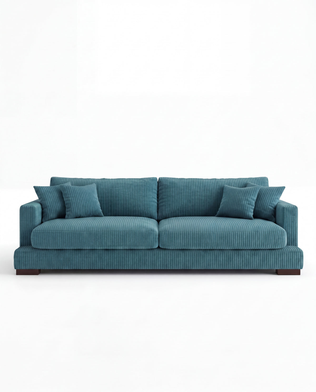 Cloud Sofa Aqua Corduroy
