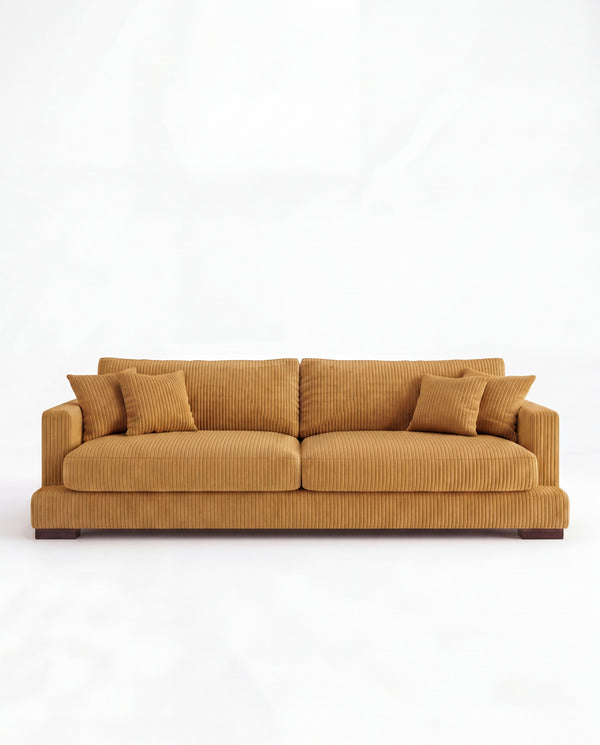 Cloud Sofa Mustard Corduroy