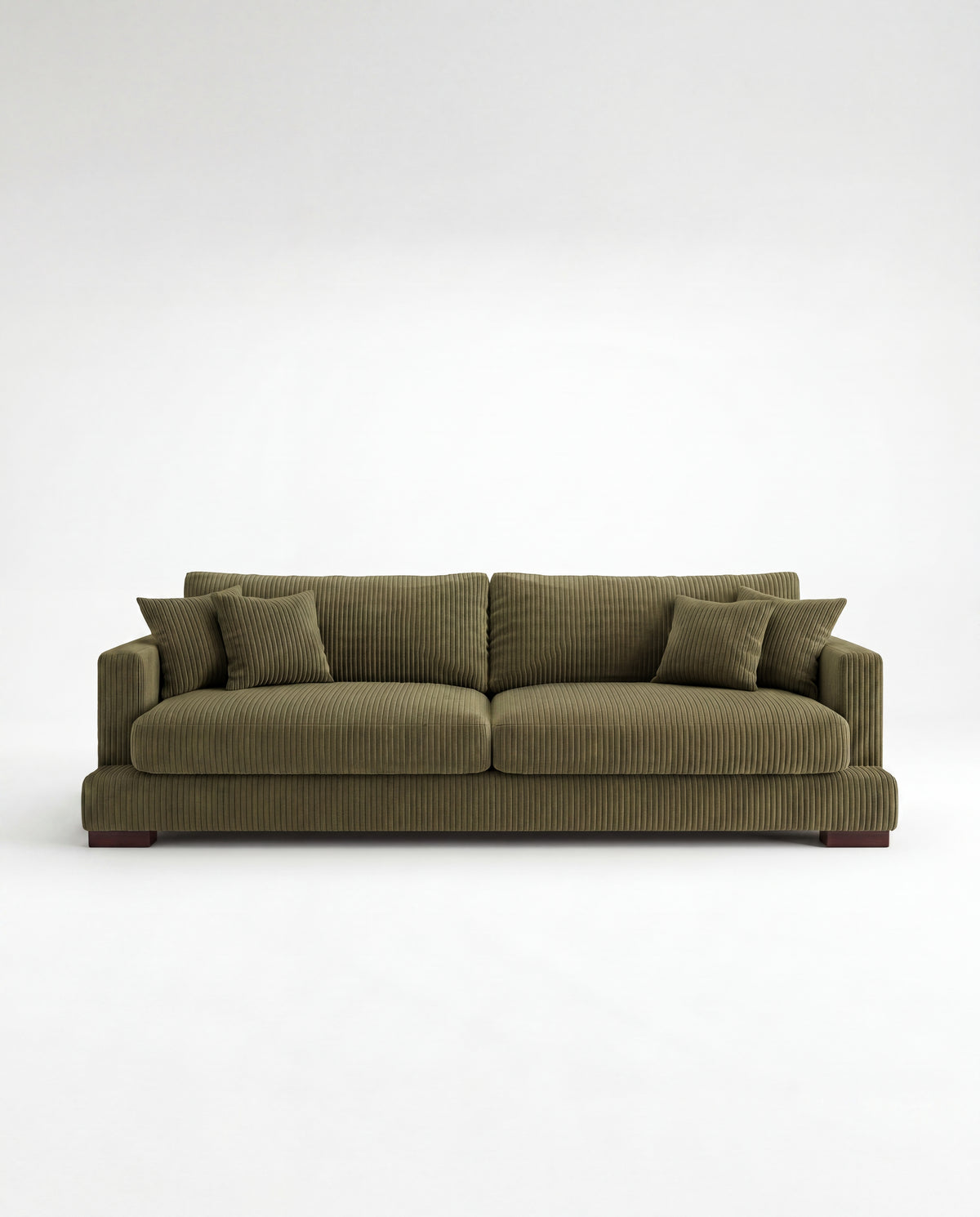 Cloud Sofa Olive Green Corduroy