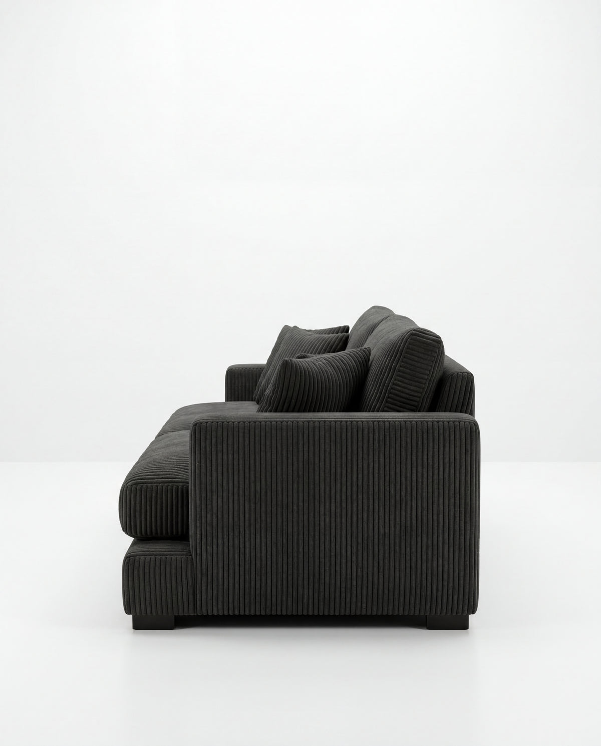 Cloud Sofa Bagira Black Corduroy