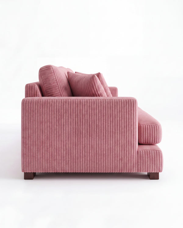Cloud Sofa Rose Pink Corduroy