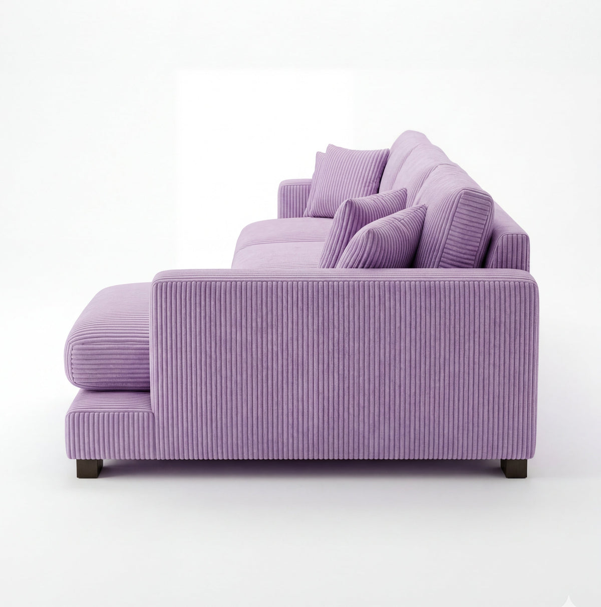 Cloud Chaise Lounge Lilac Corduroy