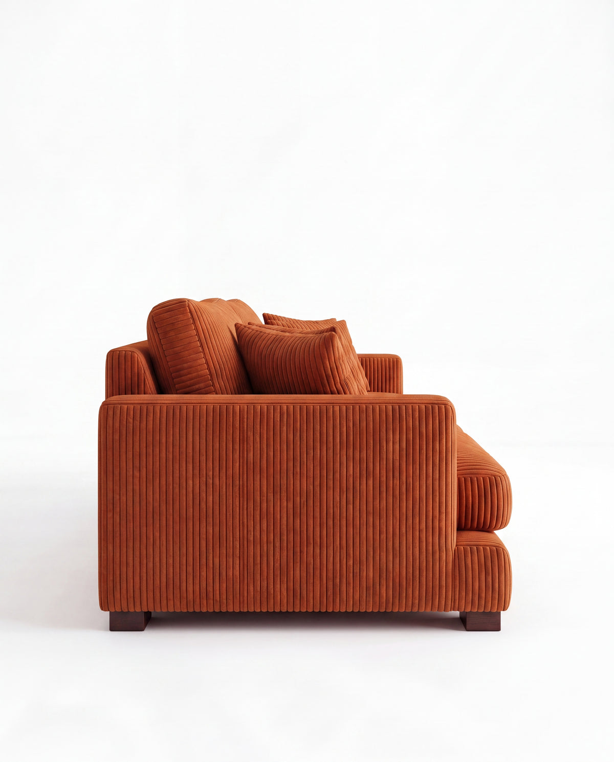 Cloud Sofa Burnt Orange Corduroy