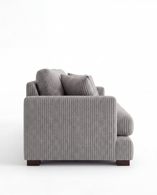 Cloud Sofa Grey Corduroy