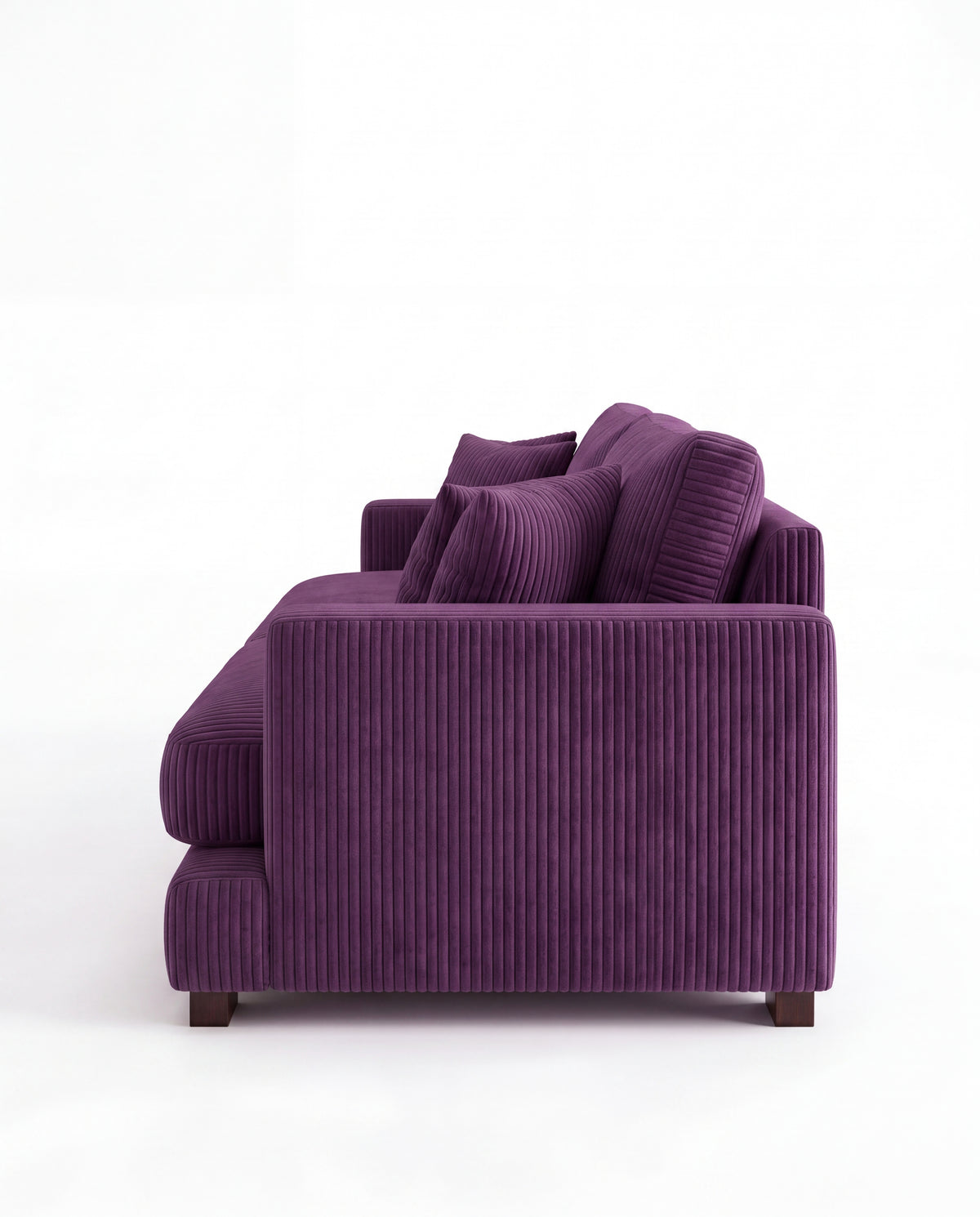 Cloud Sofa Purple Corduroy