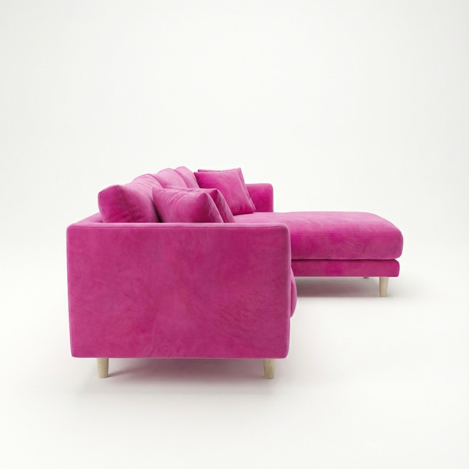 Meadow Chaise Lounge - Barbie Pink