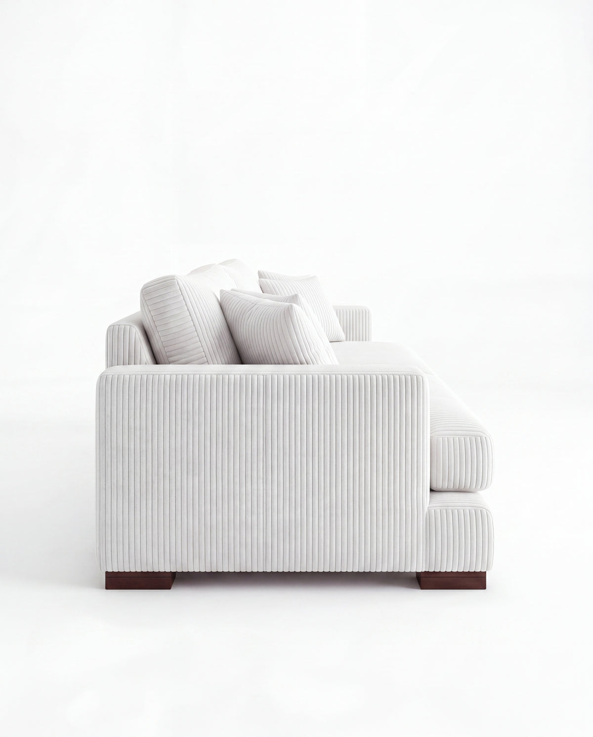 Cloud Sofa White Corduroy