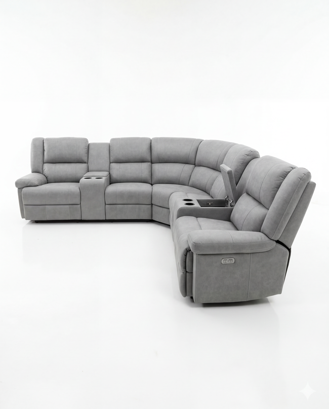 Peru Electric Recliner Corner Lounge Main Image