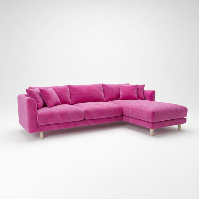 Meadow Chaise Lounge - Barbie Pink Main Image