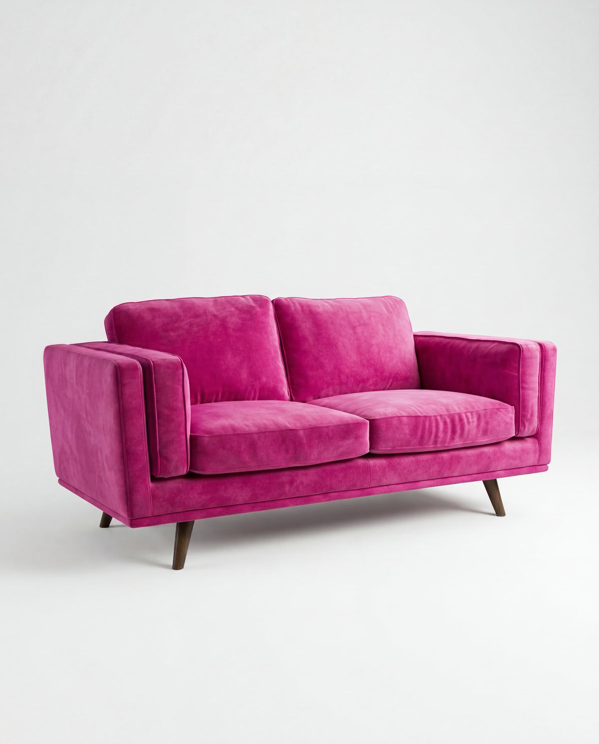 Monroe 2 Seater Sofa Barbie Pink - View 18 | Vibe Sofas