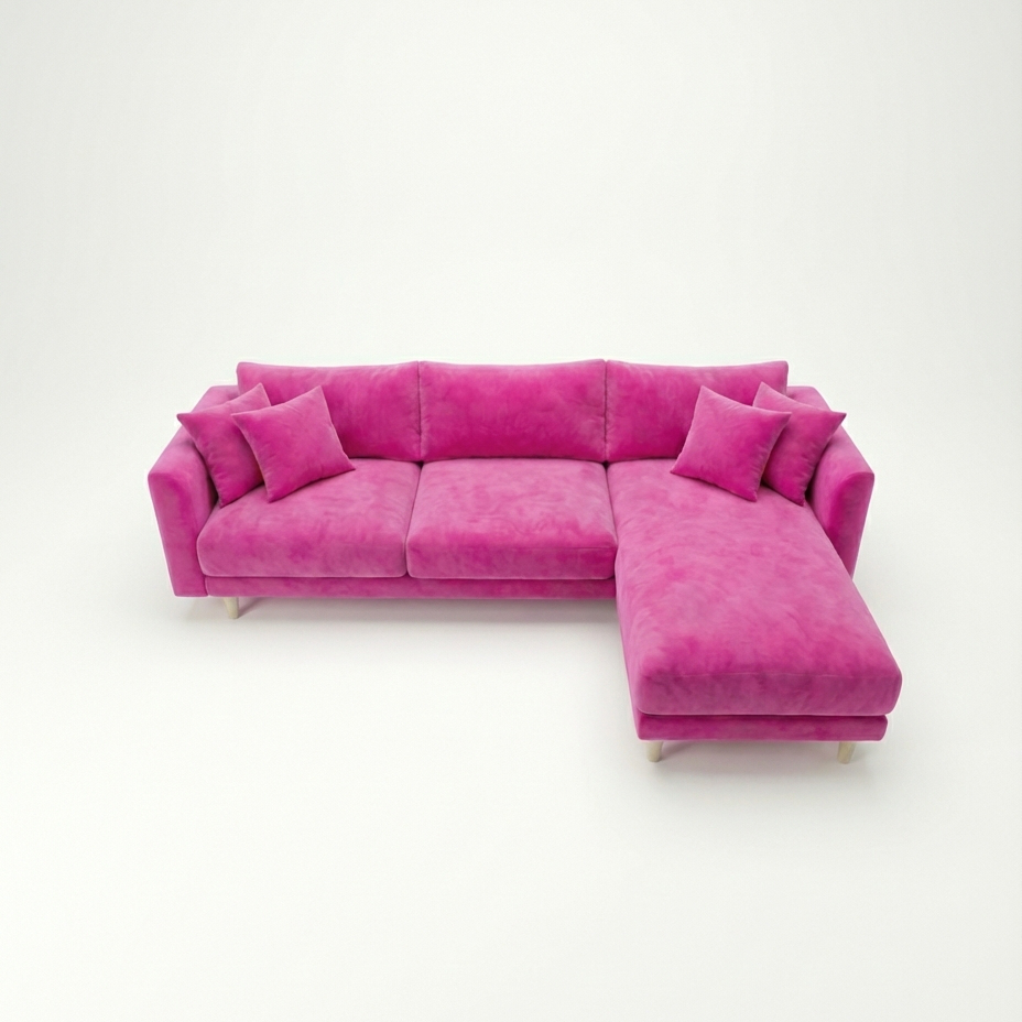 Meadow Chaise Lounge - Barbie Pink