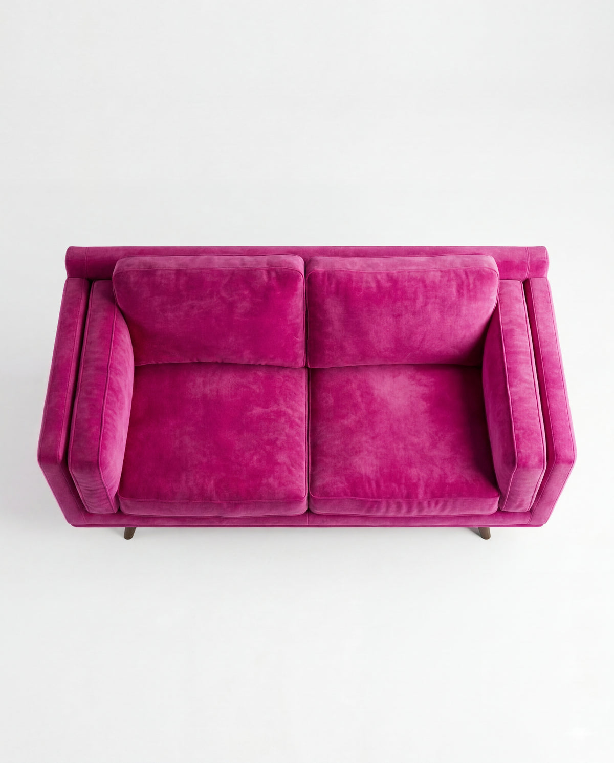 Monroe 2 Seater Sofa Barbie Pink - View 19 | Vibe Sofas Australia