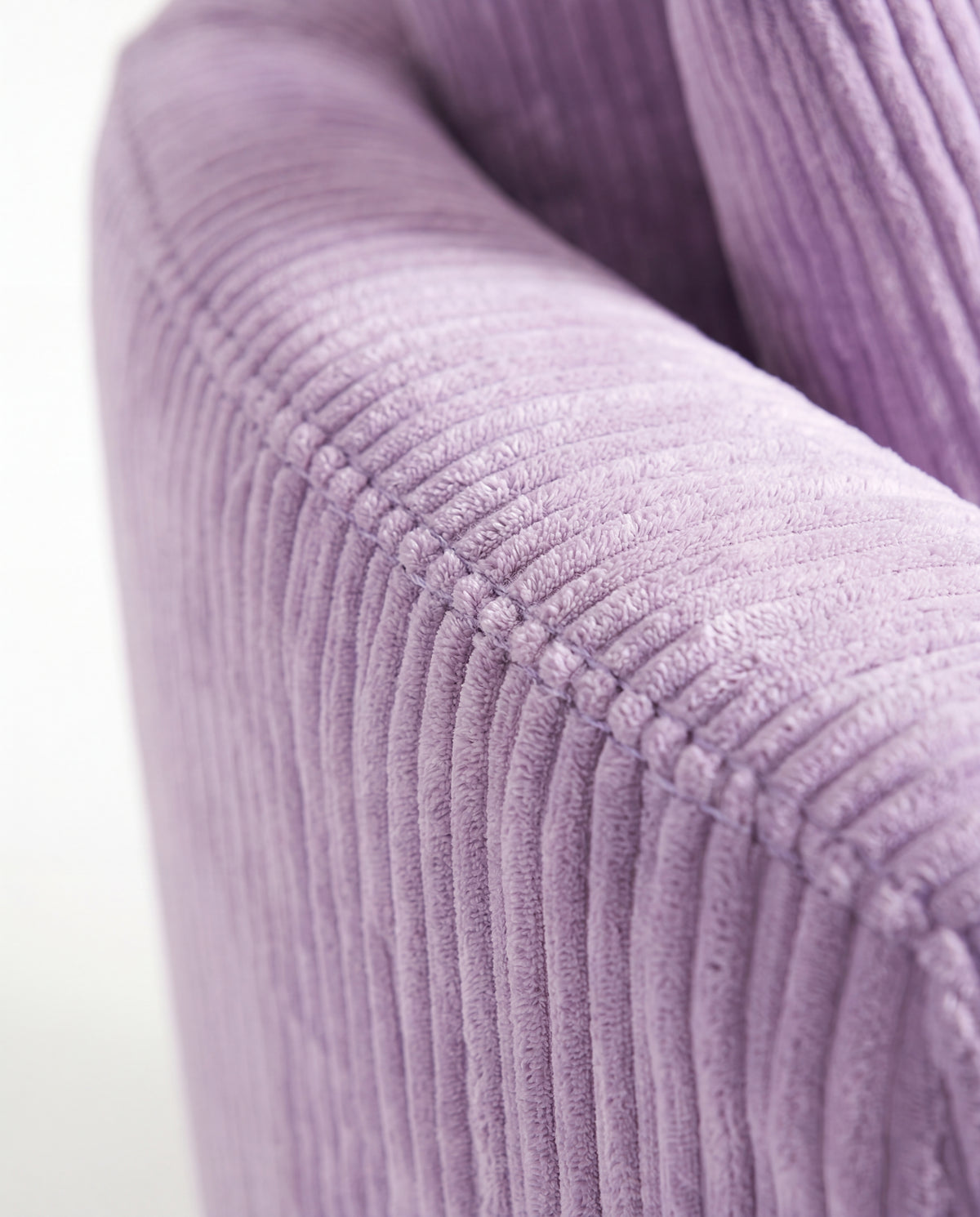 Cuddle Swivel Chair - Lilac - Fabric Detail | Vibe Sofas