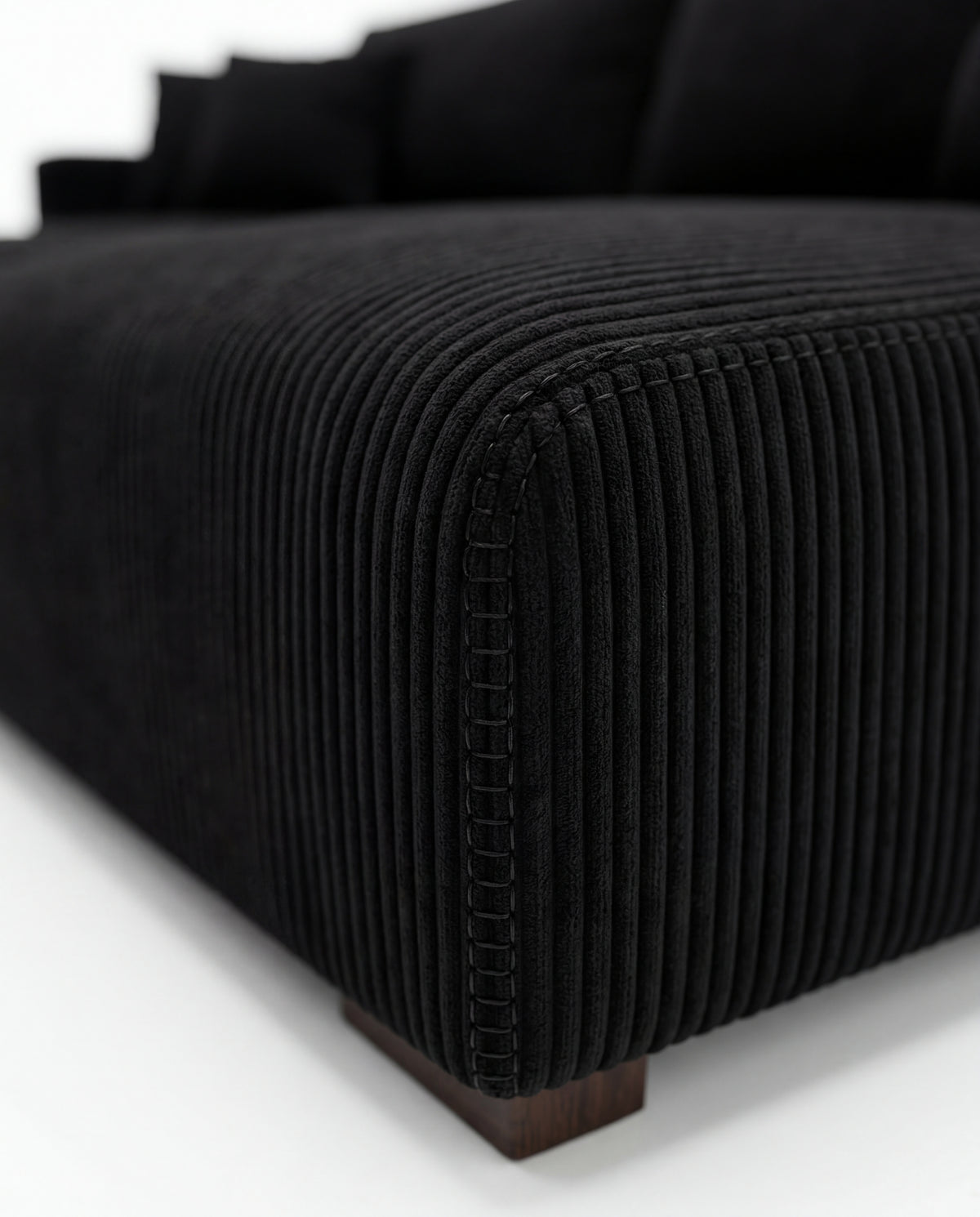 Cloud Sofa Bagira Black Corduroy