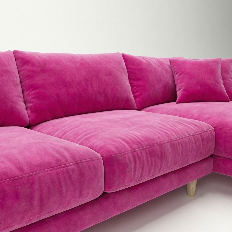 Meadow Chaise Lounge - Barbie Pink