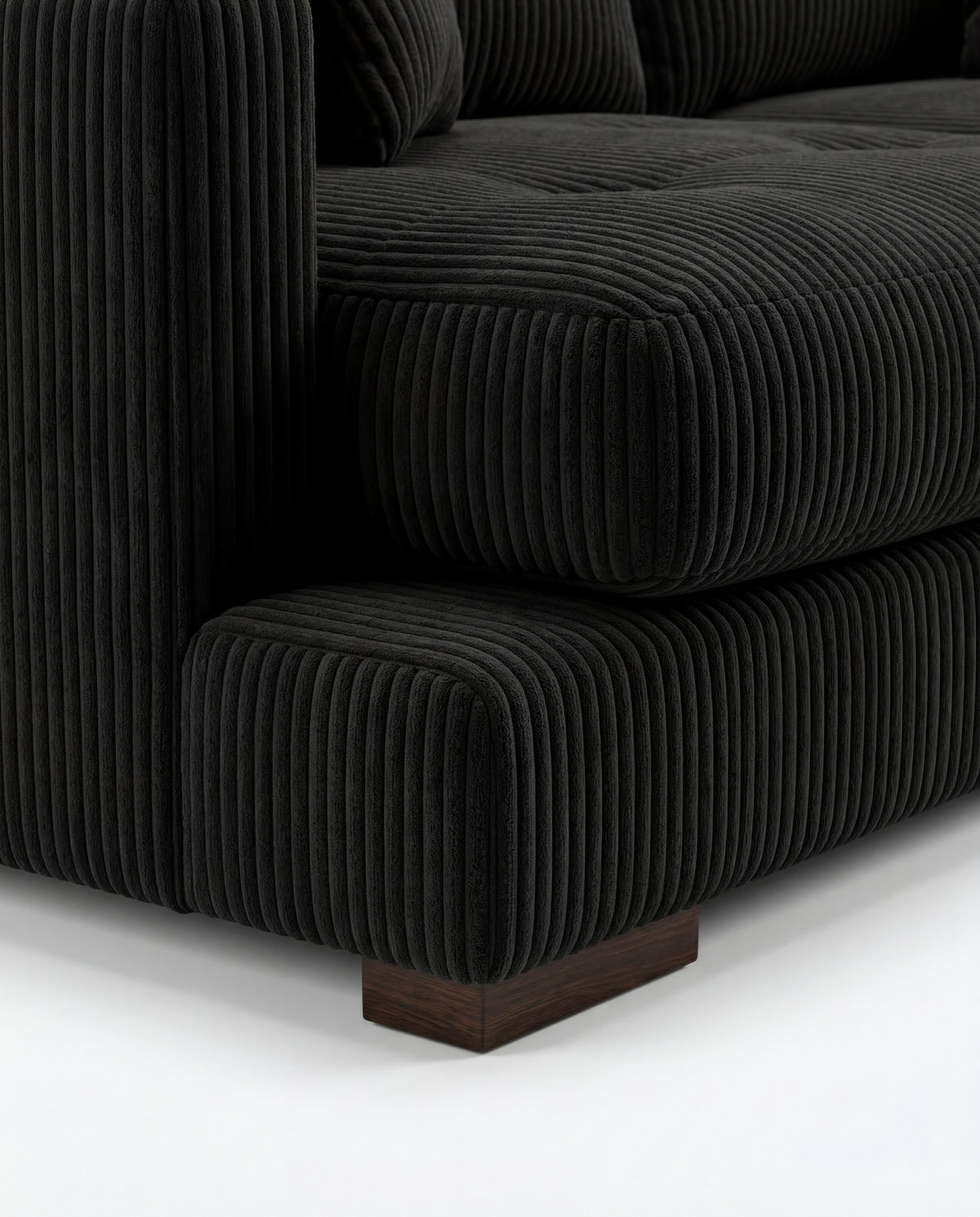 Cloud Sofa Bagira Black Corduroy — Lifestyle