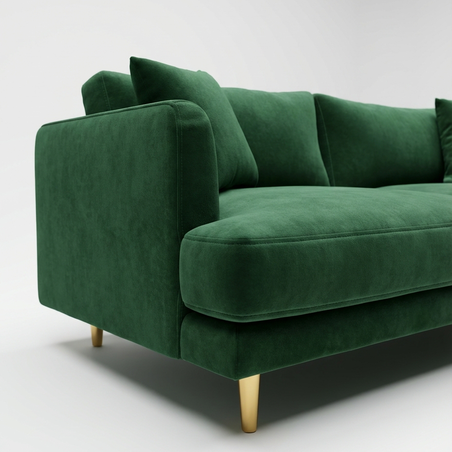 Meadow Sofa Velvet - View 37 | Vibe Sofas Australia