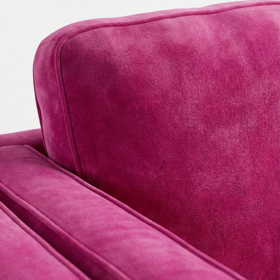 Monroe 2 Seater Sofa Barbie Pink - View 24 | Vibe Sofas Australia