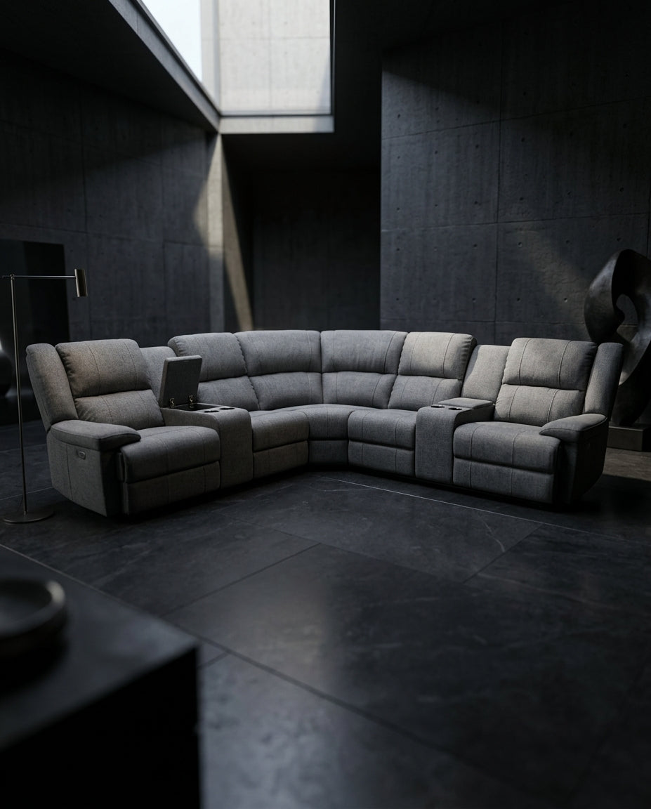 Peru Electric Recliner Corner Lounge