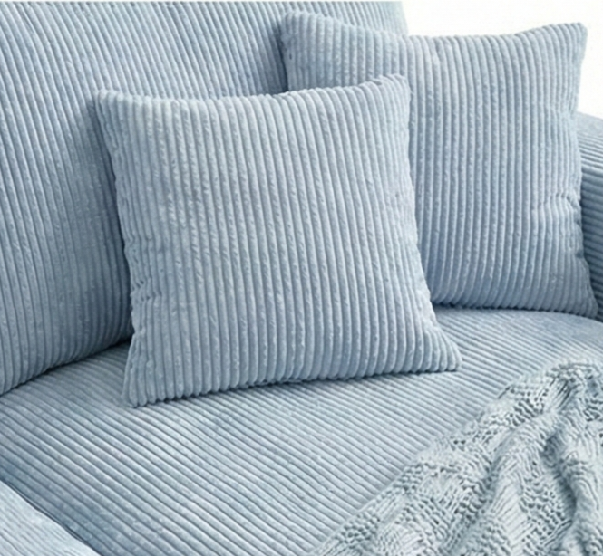Cloud 2 Seater Baby Blue Corduroy
