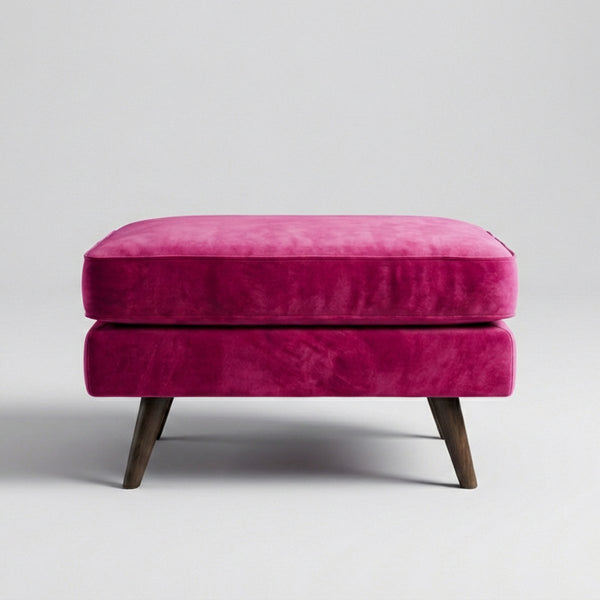 Monroe Ottoman Barbie Pink