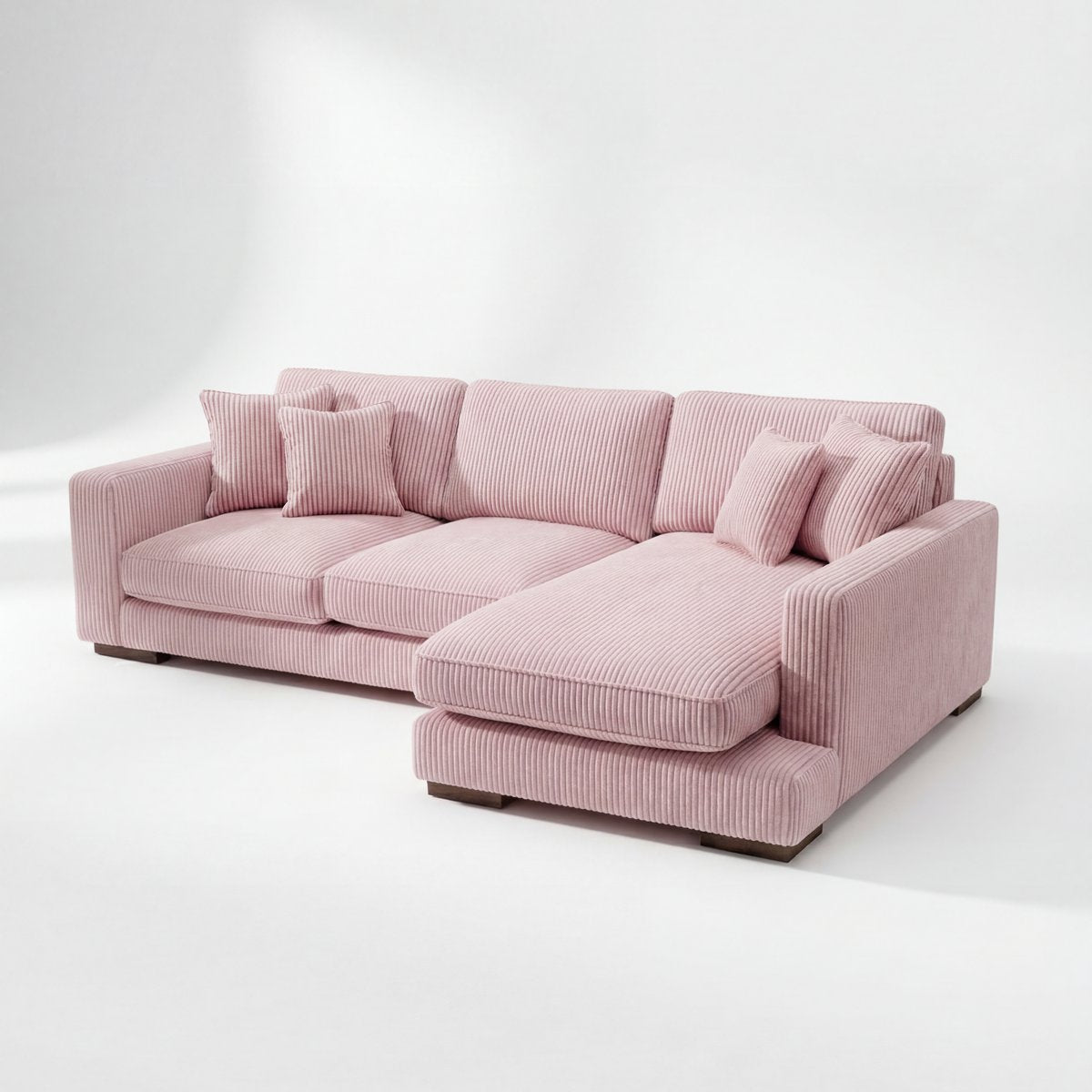City Chaise Corduroy Baby Pink