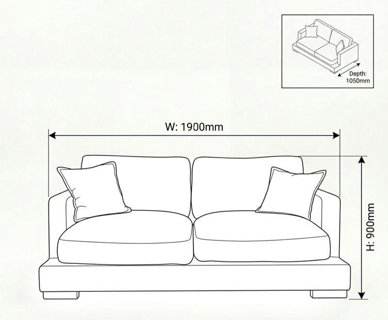 Product dimensions