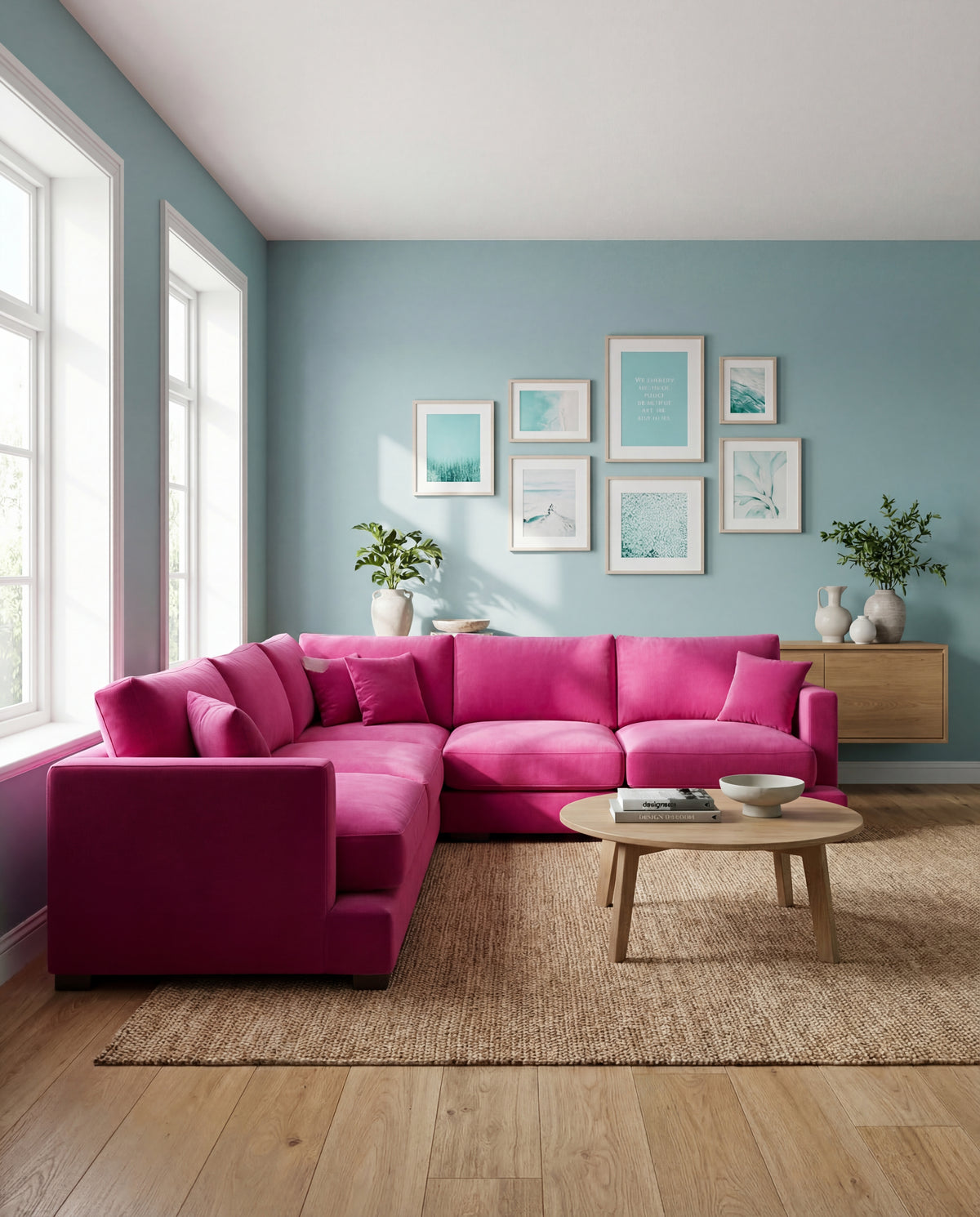 Cloud Corner Lounge Barbie Pink — Lifestyle