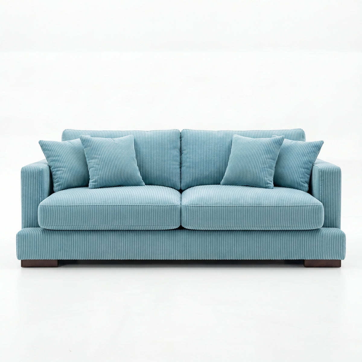 Cloud 2 Seater Aqua Corduroy