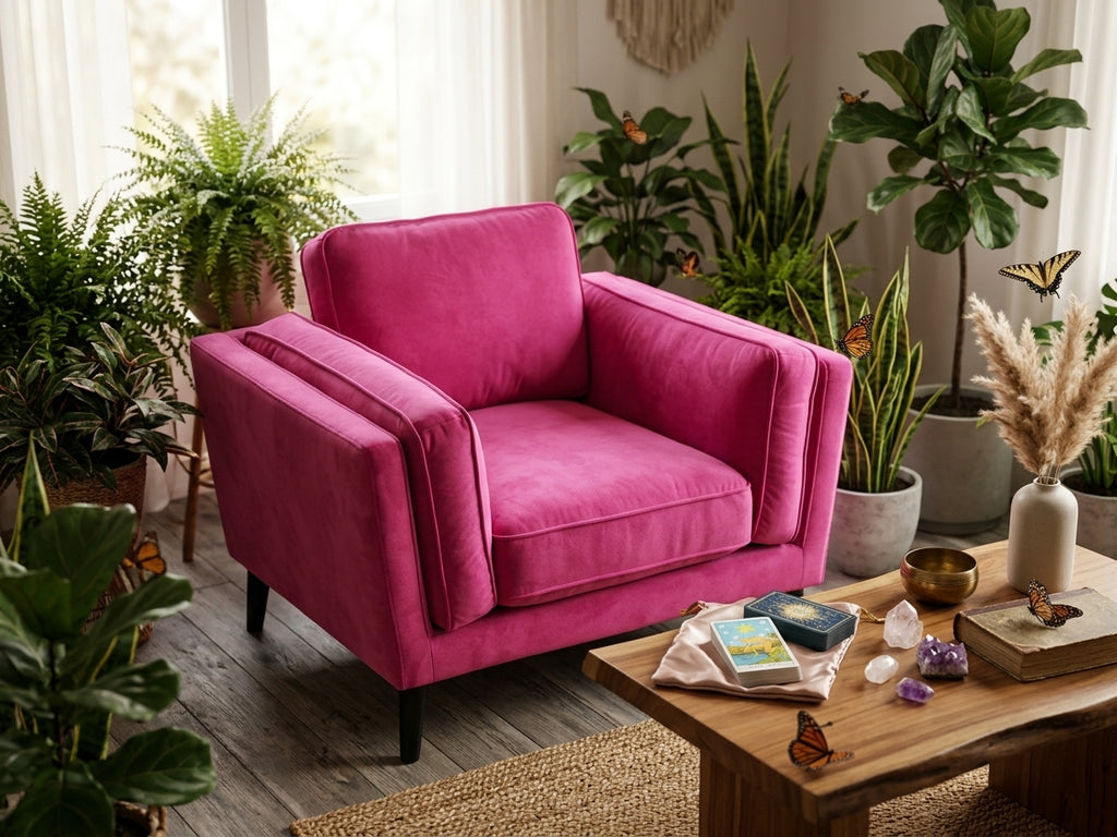 Monroe Barbie Pink Armchair