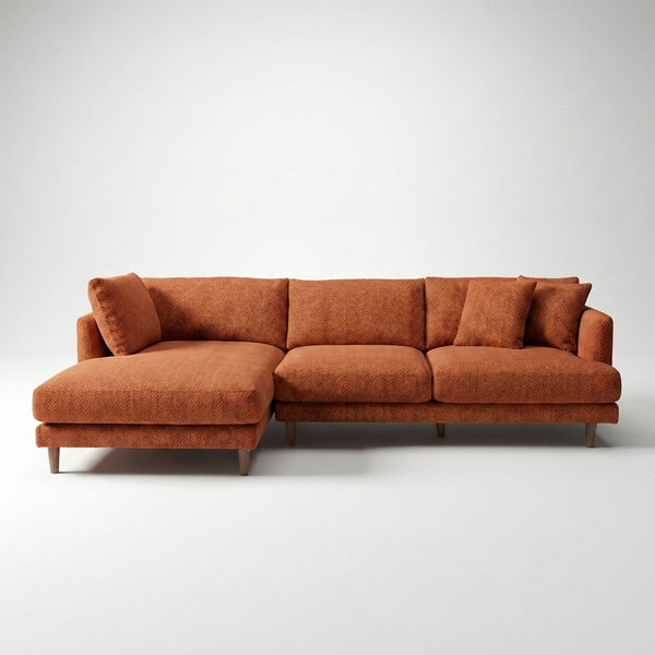 Meadow Chaise Lounge - Burnt Orange