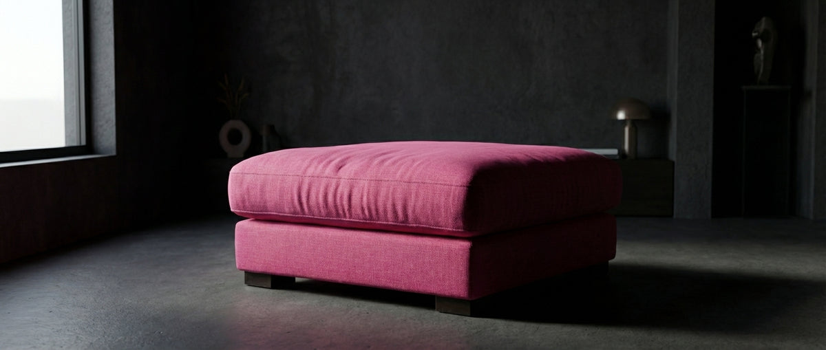 Cloud Ottoman Barbie Pink