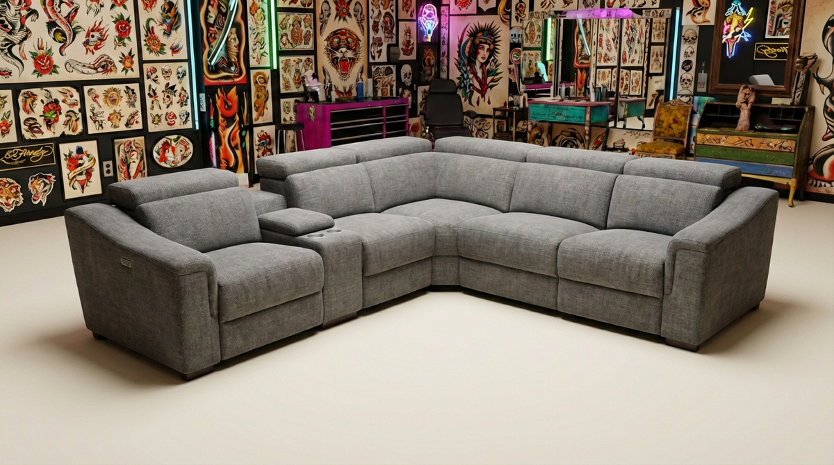Lena Electric Recliner Corner Lounge