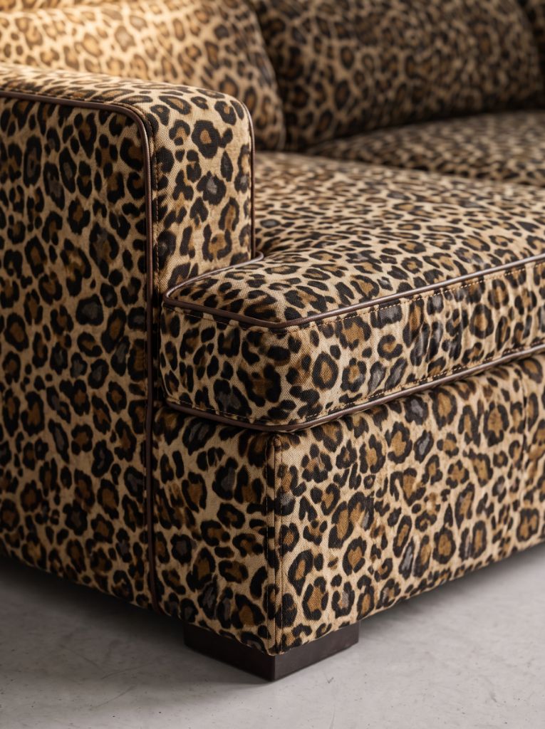 Leopard Print Evo Sleeper Chaise Lounge