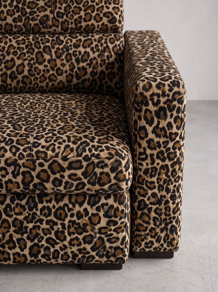 Leopard Print Evo Sleeper Chaise Lounge
