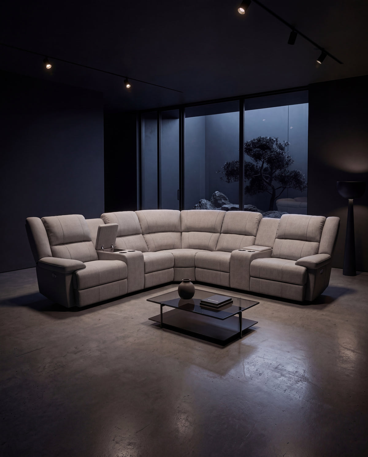 Peru Electric Recliner Corner Lounge