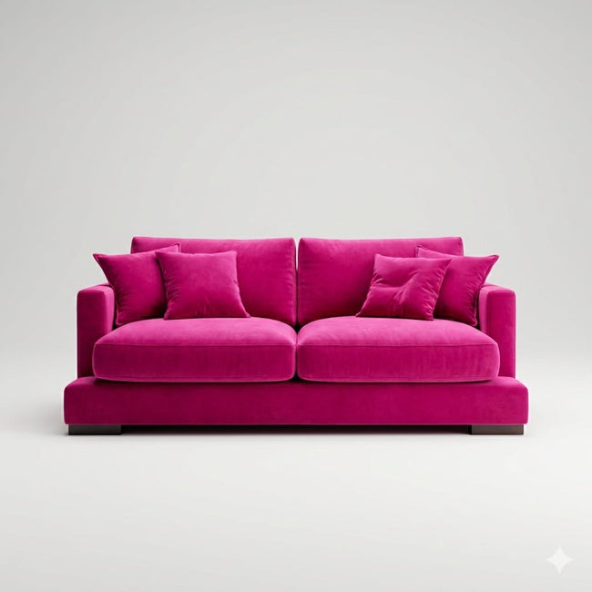 Cloud 2 Seater Barbie Pink Hover Image