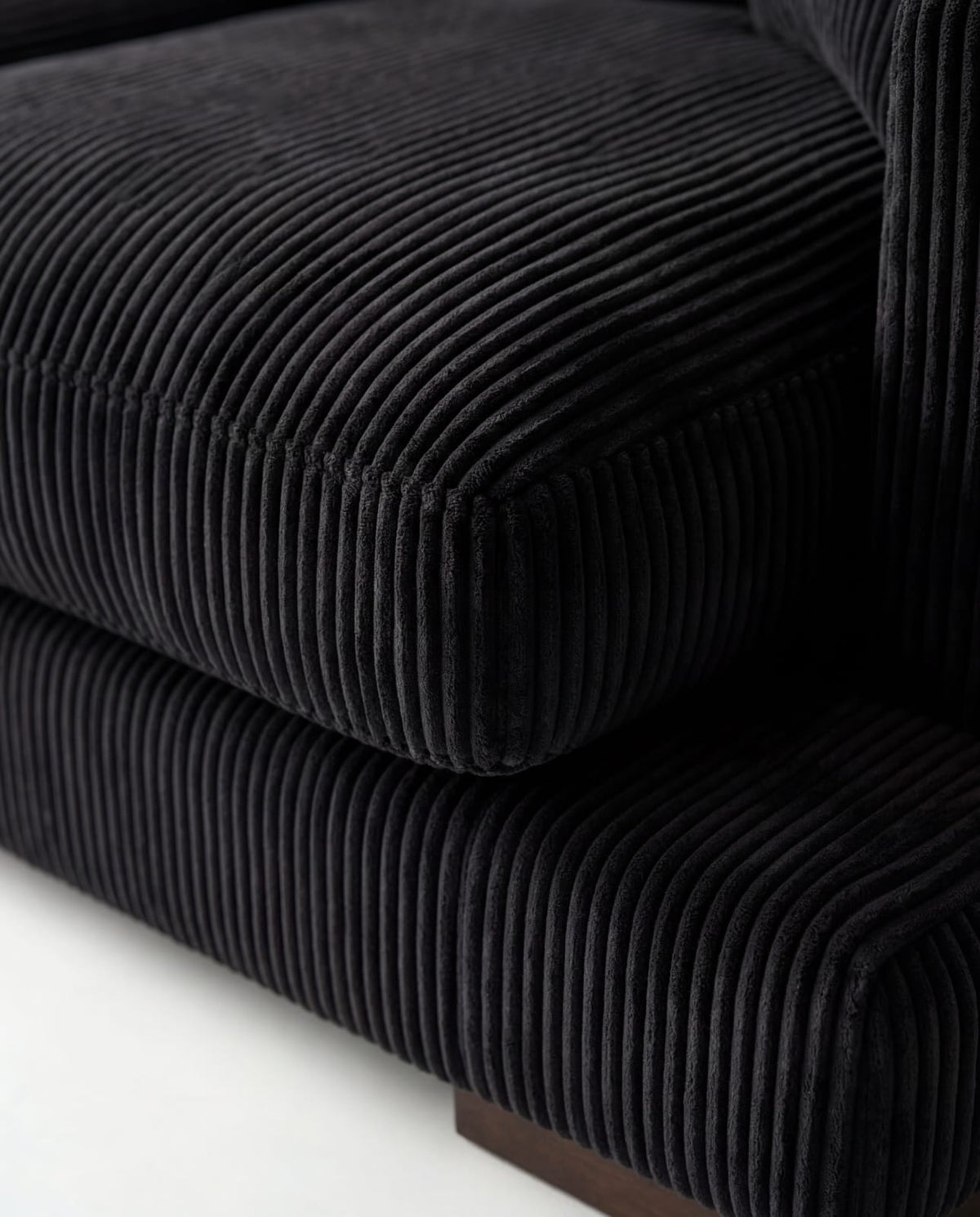 Cloud Sofa Bagira Black Corduroy