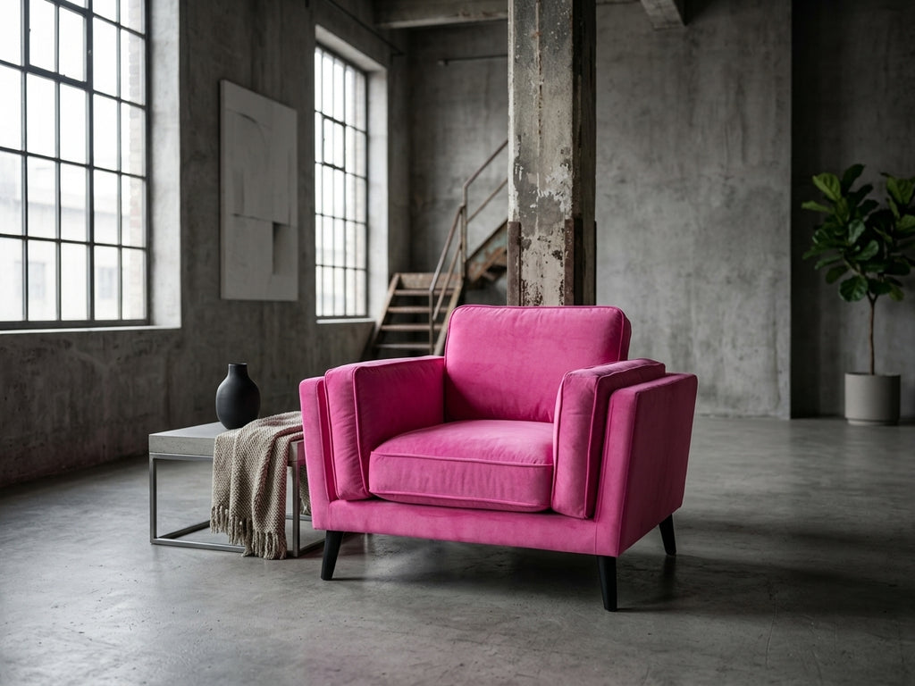 Monroe Barbie Pink Armchair