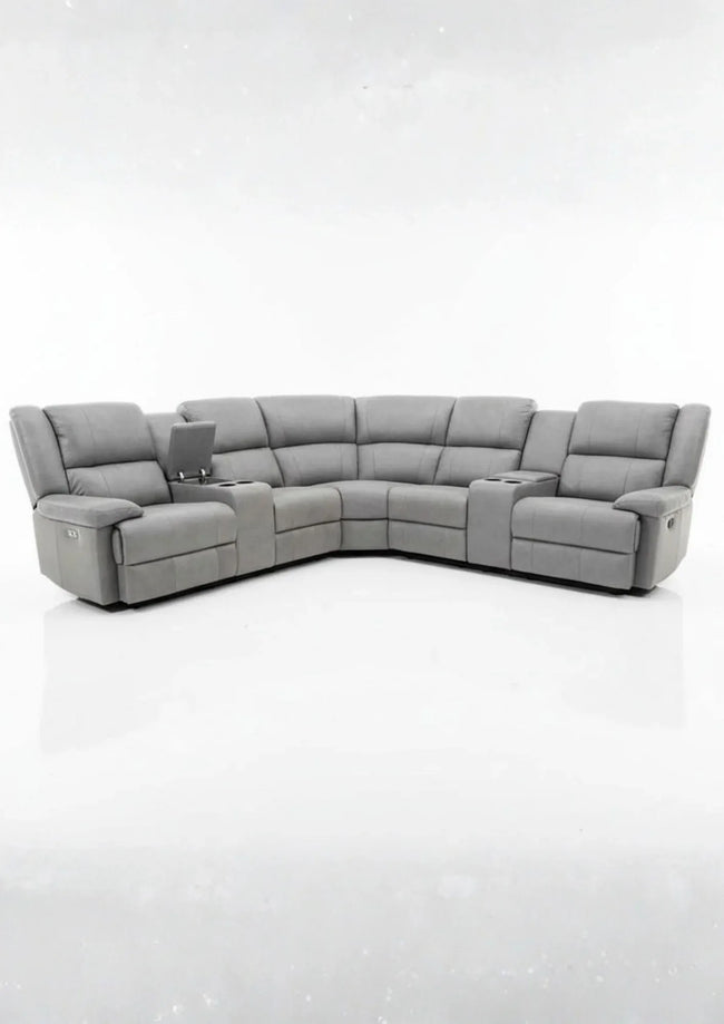Peru Electric Recliner Corner Lounge - Vibe Sofas Hover Image