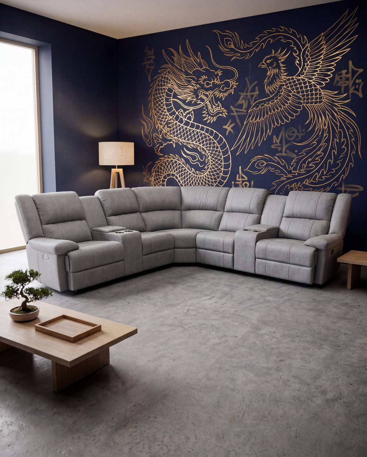 Peru Electric Recliner Corner Lounge