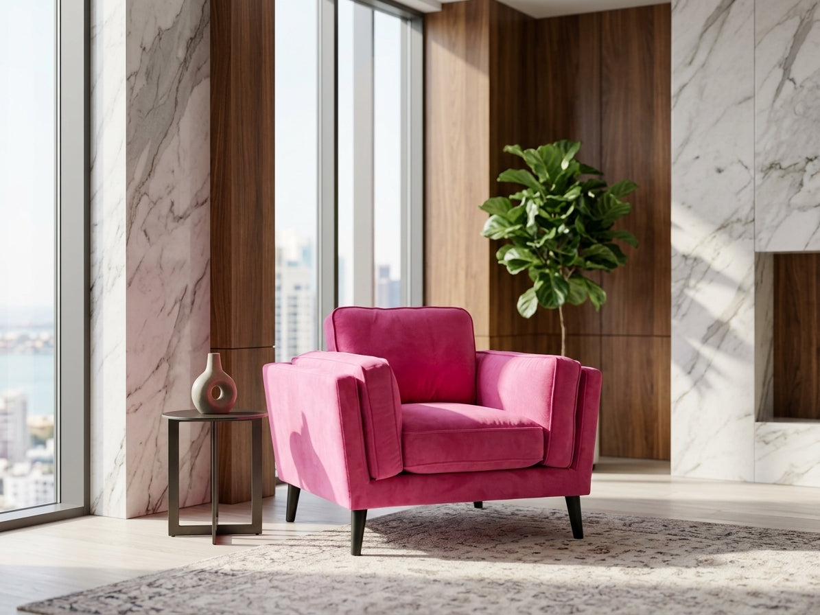 Monroe Barbie Pink Armchair