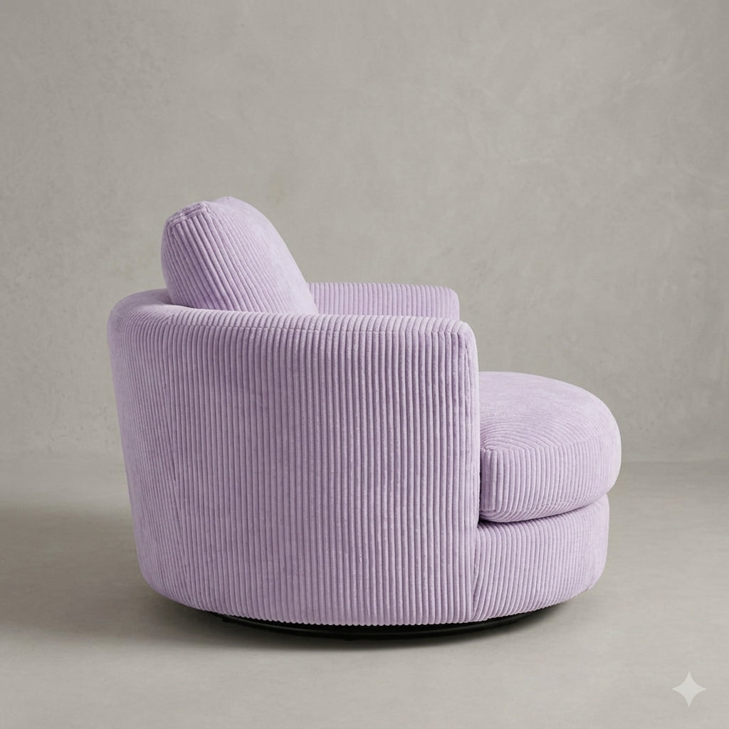 Cuddle Swivel Chair - Lilac