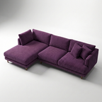 Meadow Chaise Lounge - Purple Haze Corduroy
