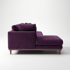 Meadow Chaise Lounge - Purple Haze Corduroy