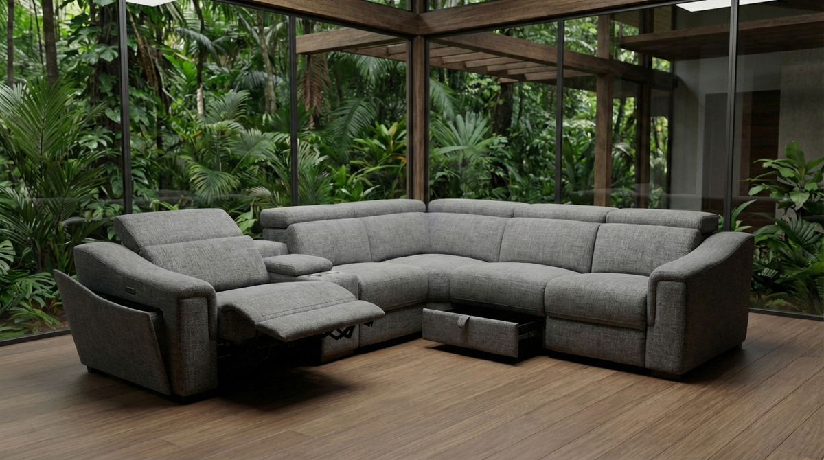Lena Electric Recliner Corner Lounge